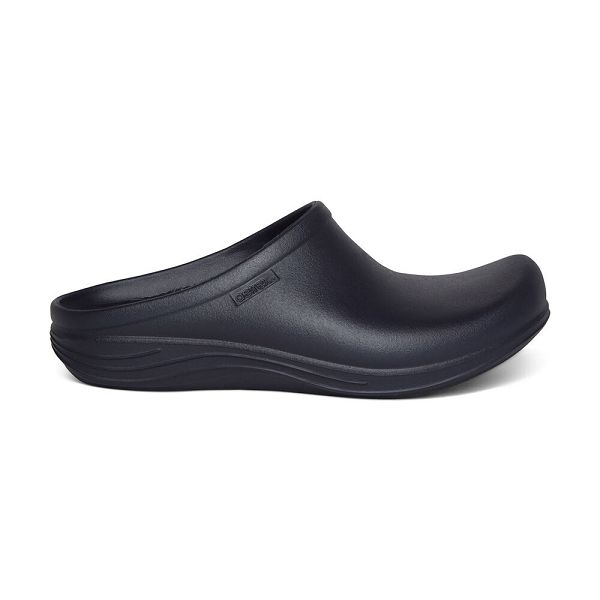 Aetrex Men's Bondi Orthotic Clogs Navy Shoes UK 0173-889